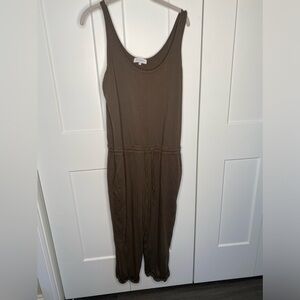 Michael Stars Theo Rolled Hem Jumpsuit Women’s Petite Size Large LP
